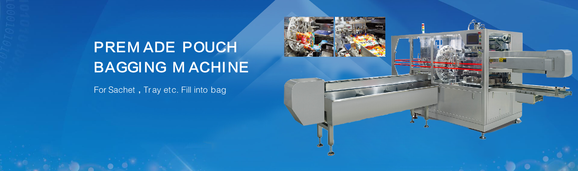 Premade pouch bagging machine